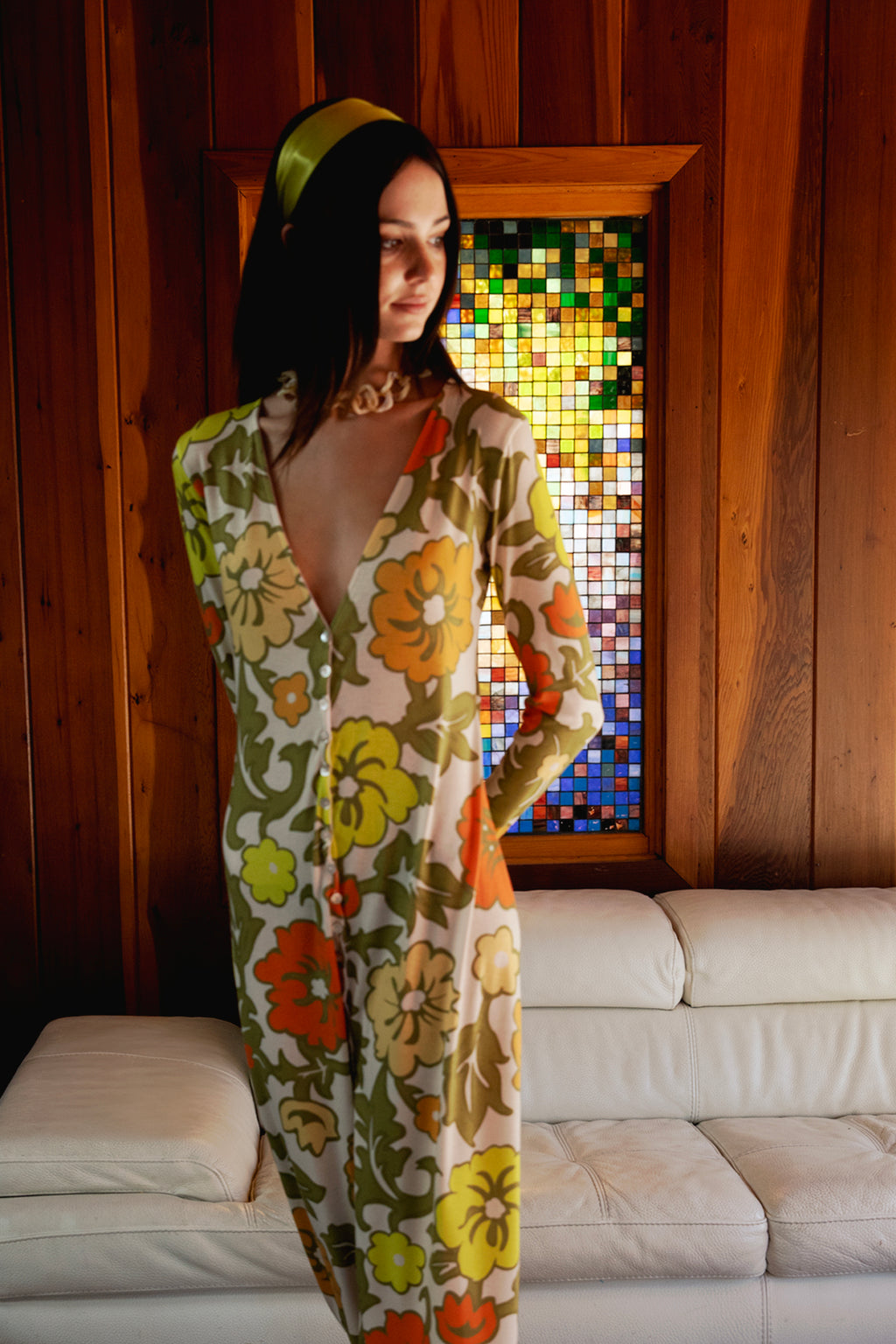 The Michelle Floral Granny Dress L