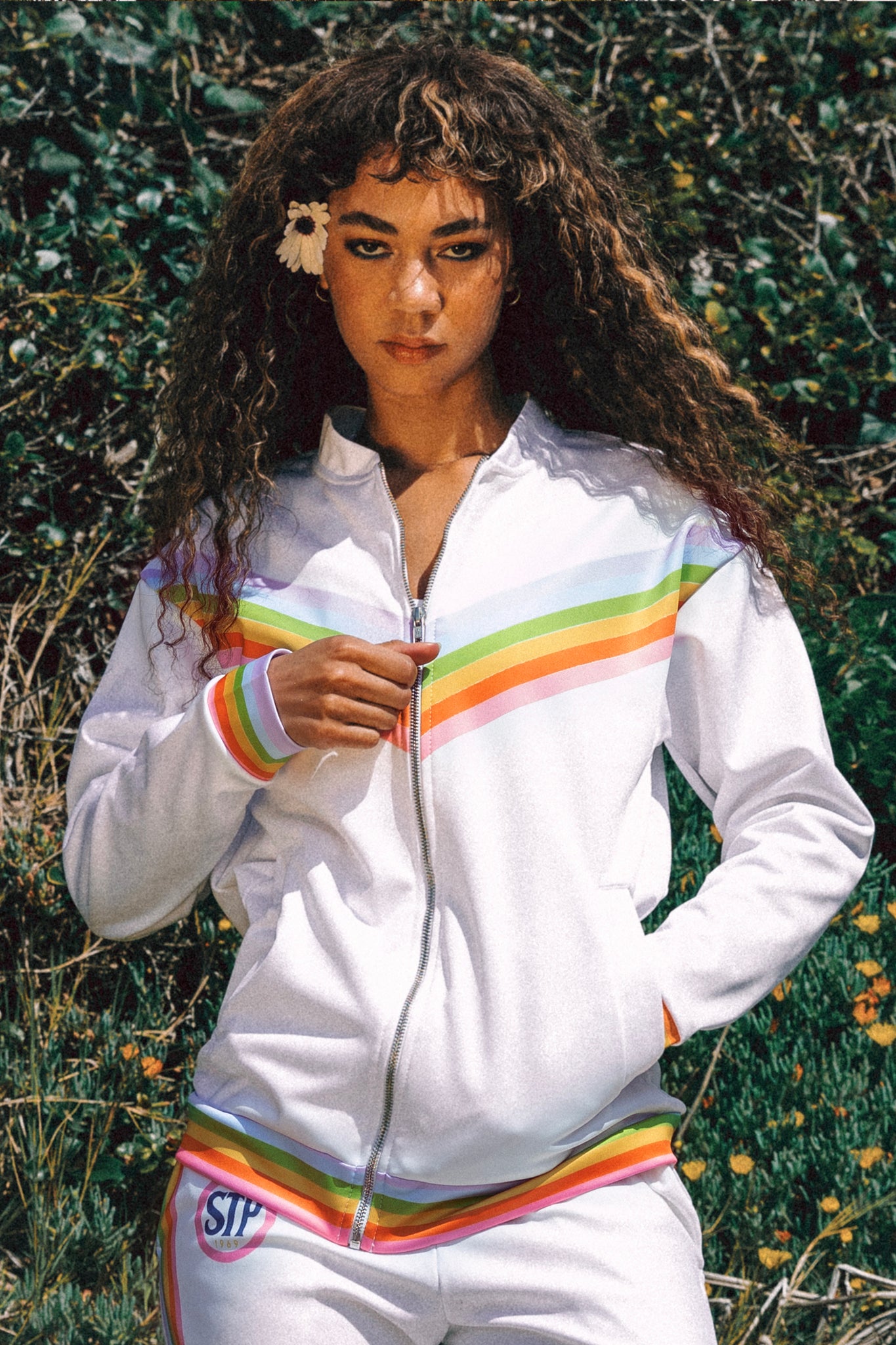 She's A Rainbow 🌈 Track Star Jacket