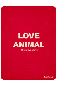 Love Animal ♡ Sherpa Throw