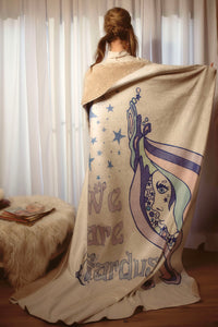 We Are Stardust Sherpa Throw