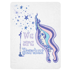 We Are Stardust Sherpa Throw