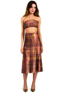 The Joni Monarch Midi Skirt
