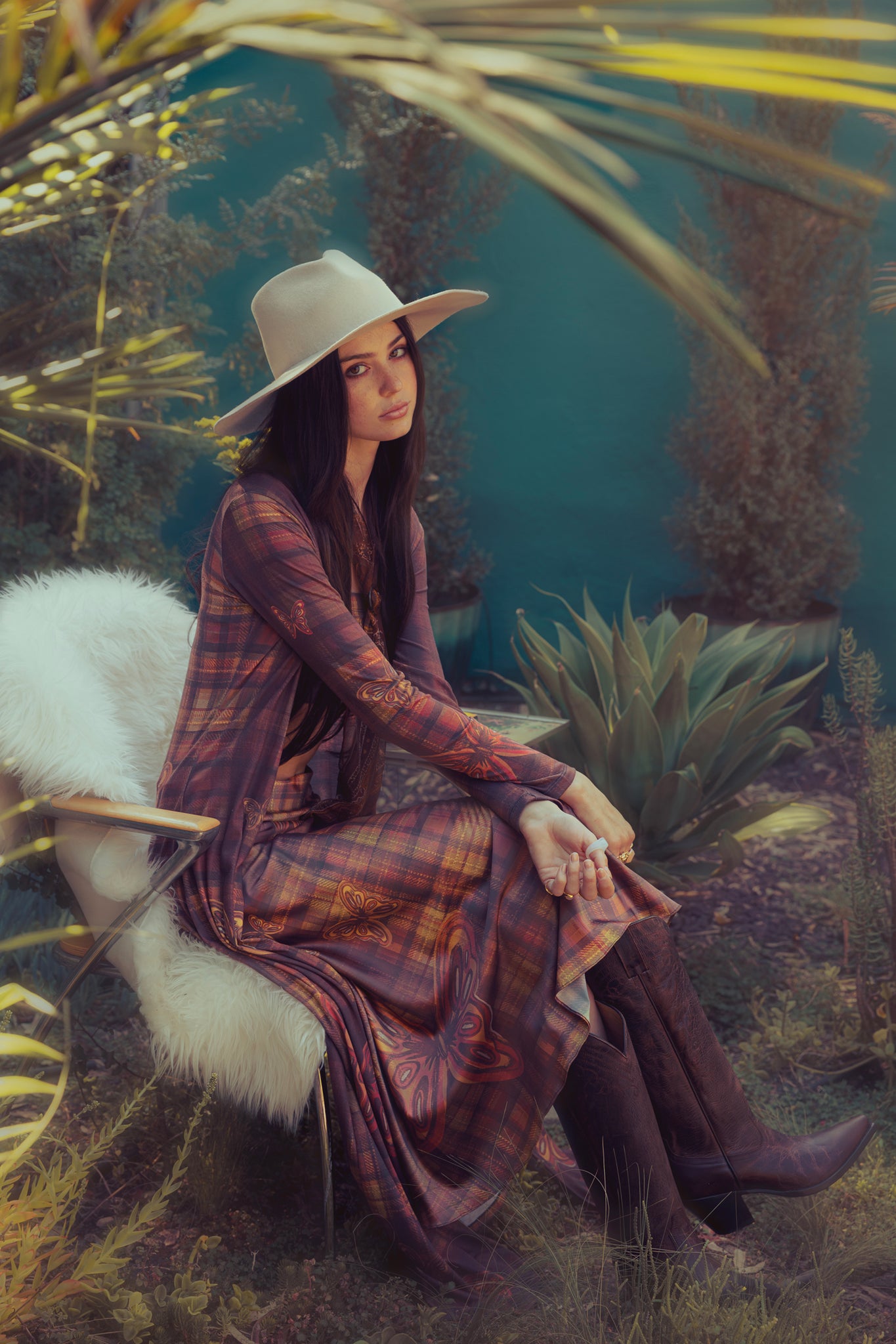 The Joni Monarch Midi Skirt