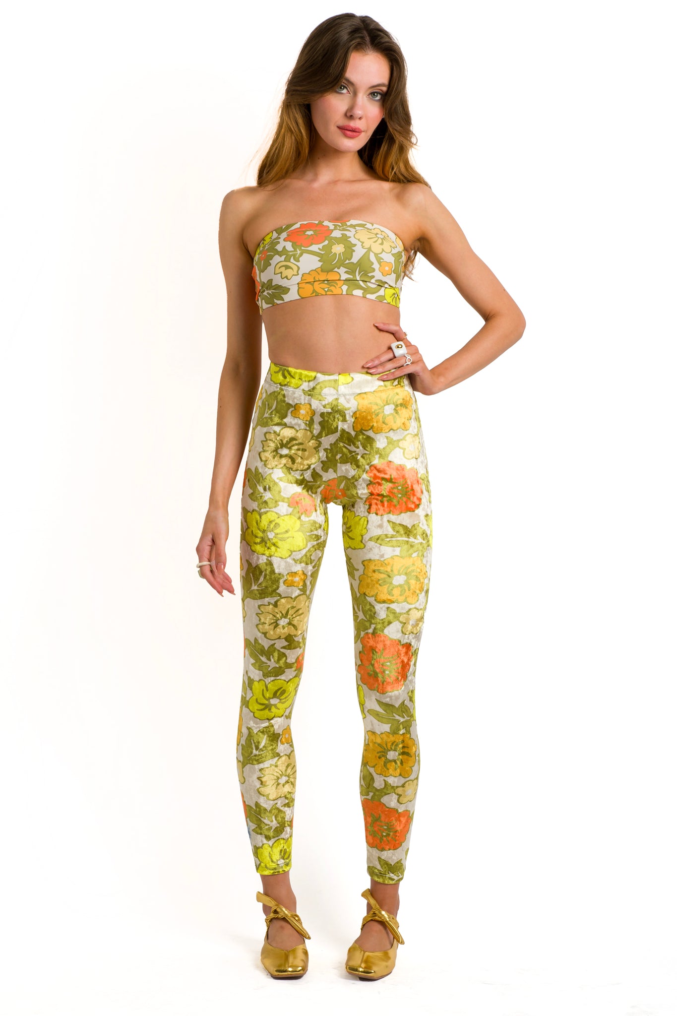 The Michelle Floral High Waist Leggings