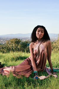 The Joni Monarch Tie Gown