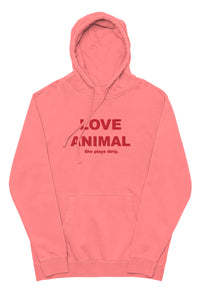 Love Animal ♡ Embroidered Hoodie