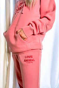Love Animal ♡ Embroidered Hoodie